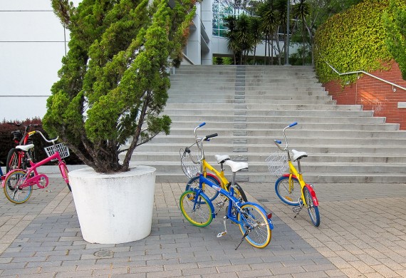 Парковка Google-велосипедов
